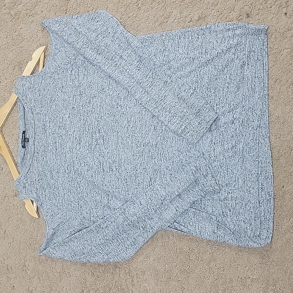 Pink Cover Sweater with cut out shoulders